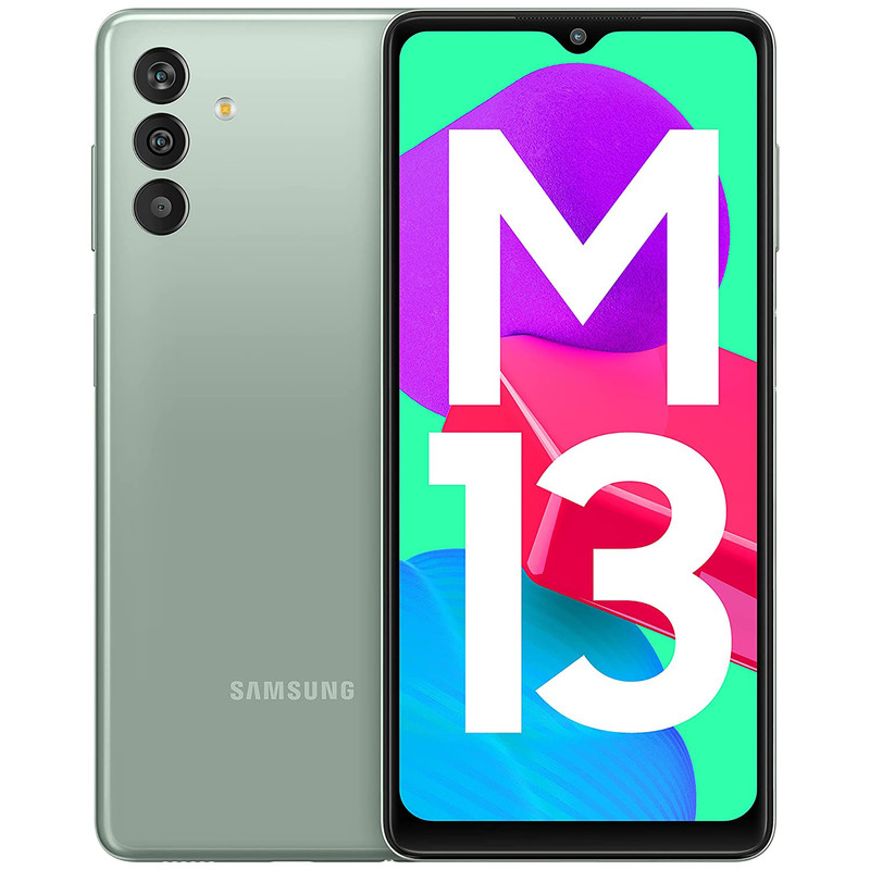 گوشی موبایل سامسونگ مدل Galaxy M13 دو سیم کارت ظرفیت 64 گیگابایت و رم 4 گیگابایت - پک هند اکتیو