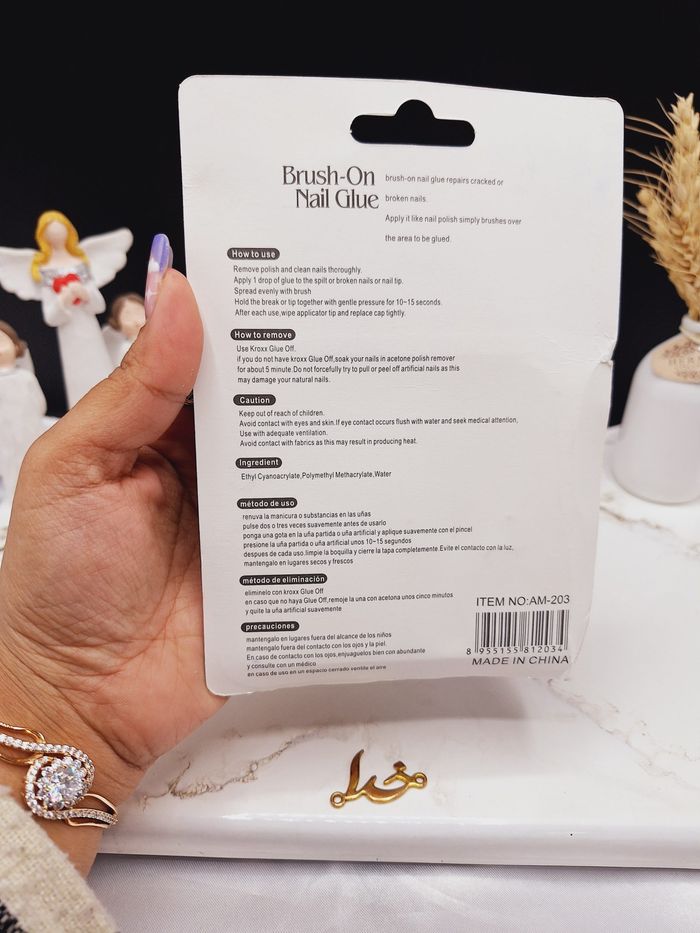 پک 3تایی چسپ ناخن Brush-On کد AM_203