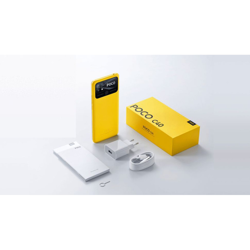  گوشی موبایل شیائومی مدل Poco C40 دو سیم کارت ظرفیت 32 گیگابایت و رم 3 گیگابایت- گلوبال