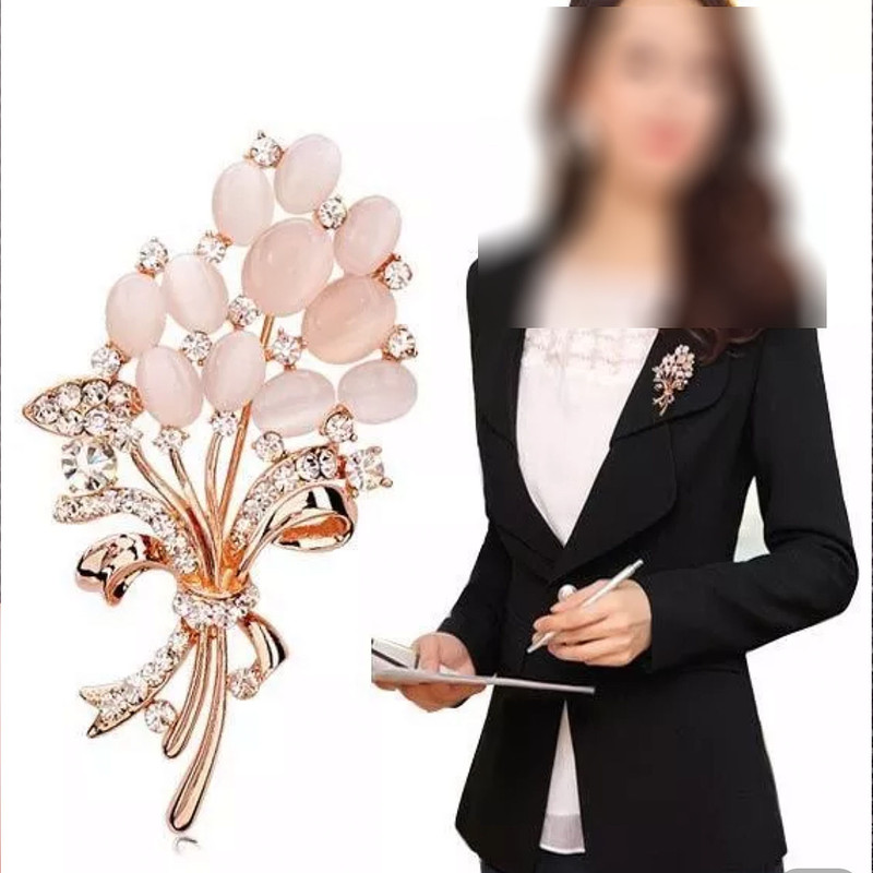  گل سینه زنانه مدل دسته گل کد 00582