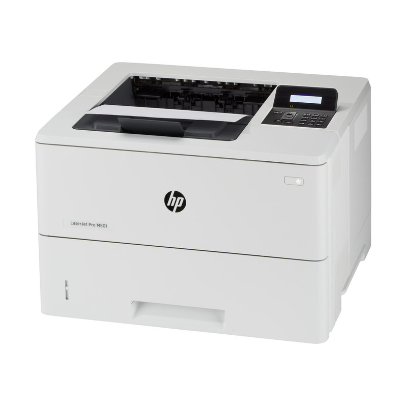  پرینتر اچ پی تک رنگ تک کاره با چاپ لیزری مدل LaserJet Pro M501dn، سایز چاپ A4، قابلیت چاپ دو رو
