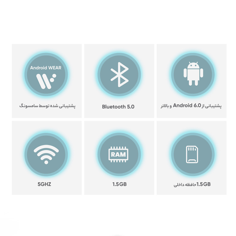  ساعت هوشمند سامسونگ مدل Galaxy Watch4 44mm بند سیلیکونی