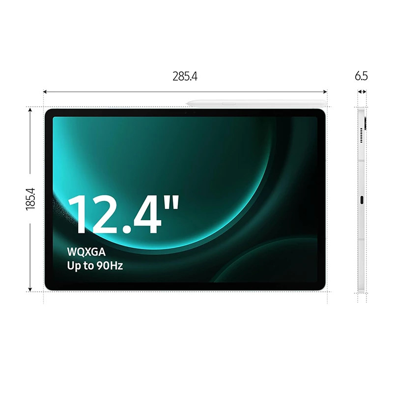  تبلت سامسونگ مدل Galaxy Tab S9 FE Plus 5G SM-X616B ظرفیت 256 گیگابایت و رم 12 گیگابایت